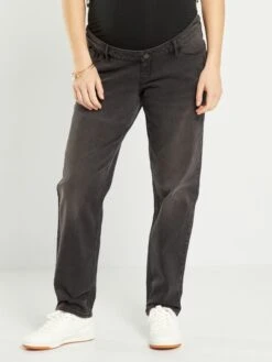 Vaquero Mom Premamá Elástico - NEGRO