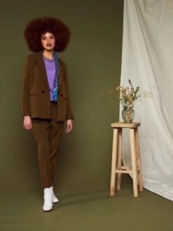 Vaquero Pitillo De Tiro Alto - TABACO