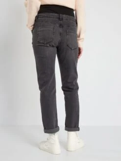 Vaquero Premamá Boyfriend - GRIS -Zalaris Tienda vaquero premama boyfriend gris zm003 1 frb3