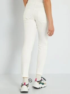 Vaquero Premamá Skinny L28 - Blanco -Zalaris Tienda vaquero premama skinny l28 blanco zm005 1 frb3