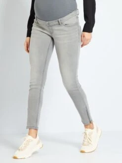Vaquero Premamá Skinny L28 - GRIS -Zalaris Tienda vaquero premama skinny l28 gris zm005 4 frb3
