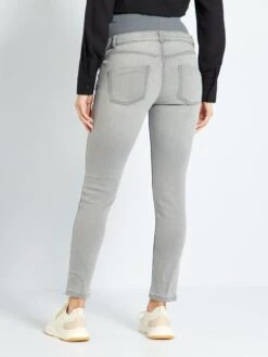 Vaquero Premamá Skinny L28 - GRIS -Zalaris Tienda vaquero premama skinny l28 gris zm005 4 frb4