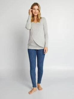 Vaquero Premamá Superelástico - AZUL