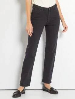 Vaquero Regular De Tiro Alto - L30 - NEGRO -Zalaris Tienda vaquero regular de tiro alto l30 negro ye005 1 frb2