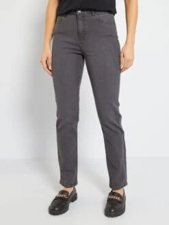 Vaquero Regular De Tiro Alto - L34 - GRIS -Zalaris Tienda vaquero regular de tiro alto l34 gris zk744 2 frb2