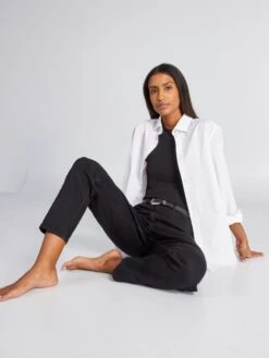 Vaquero Regular De Tiro Alto - L34 - NEGRO_DENI -Zalaris Tienda vaquero regular de tiro alto l34 negrodeni aci47 1 frb2