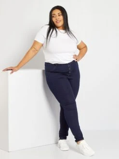 Vaquero Skinny De Talle Alto - Azul -Zalaris Tienda vaquero skinny de talle alto azul vl758 5 frb2