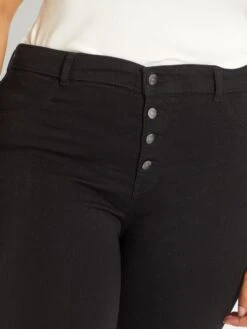 Vaquero Skinny De Talle Alto - Negro -Zalaris Tienda vaquero skinny de talle alto negro vl758 1 frb5