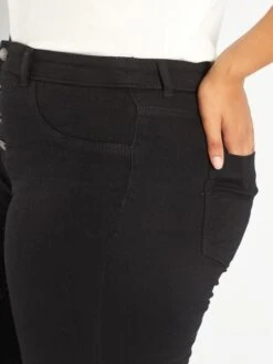 Vaquero Skinny De Talle Alto - Negro -Zalaris Tienda vaquero skinny de talle alto negro vl758 1 frb7