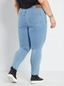 Vaquero Skinny De Tiro Alto - Azul -Zalaris Tienda vaquero skinny de tiro alto azul acg04 4 frb4