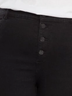 Vaquero Skinny De Tiro Alto - L32 - NEGRO -Zalaris Tienda vaquero skinny de tiro alto l32 negro acm01 1 frb4