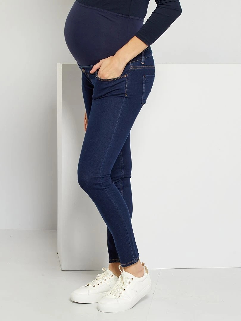 Vaquero Skinny Premamá L30 - AZUL 6 Vaquero Skinny Premamá L30 - AZUL - Imagen 4