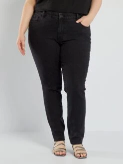 Vaquero Slim De Talle Alto - L28 - NEGRO