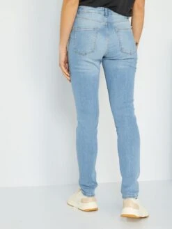 Vaquero Slim De Tiro Alto L32 - Azul -Zalaris Tienda vaquero slim de tiro alto l32 azul zk723 5 frb3