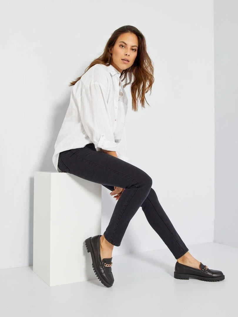 Vaquero Slim De Tiro Alto L32 - NEGRO 3 Vaquero Slim De Tiro Alto L32 - NEGRO