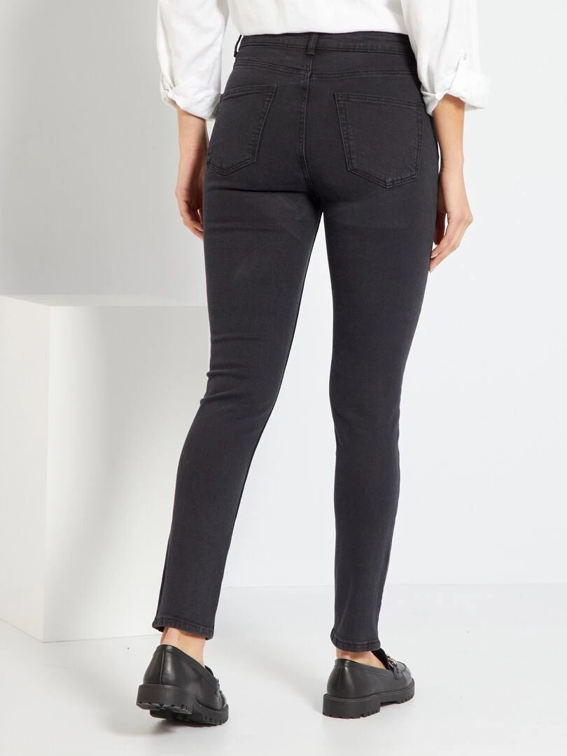 Vaquero Slim De Tiro Alto L32 - NEGRO 5 Vaquero Slim De Tiro Alto L32 - NEGRO - Imagen 3