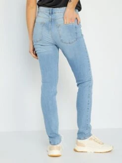 Vaquero Slim De Tiro Alto - L34 - Azul -Zalaris Tienda vaquero slim de tiro alto l34 azul zk724 5 frb3