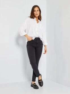 Vaquero Slim De Tiro Alto - L34 - NEGRO