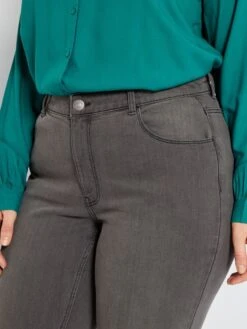 Vaquero Slim Elástico - 30L - GRIS -Zalaris Tienda vaquero slim elastico 30l gris zj382 2 frb4