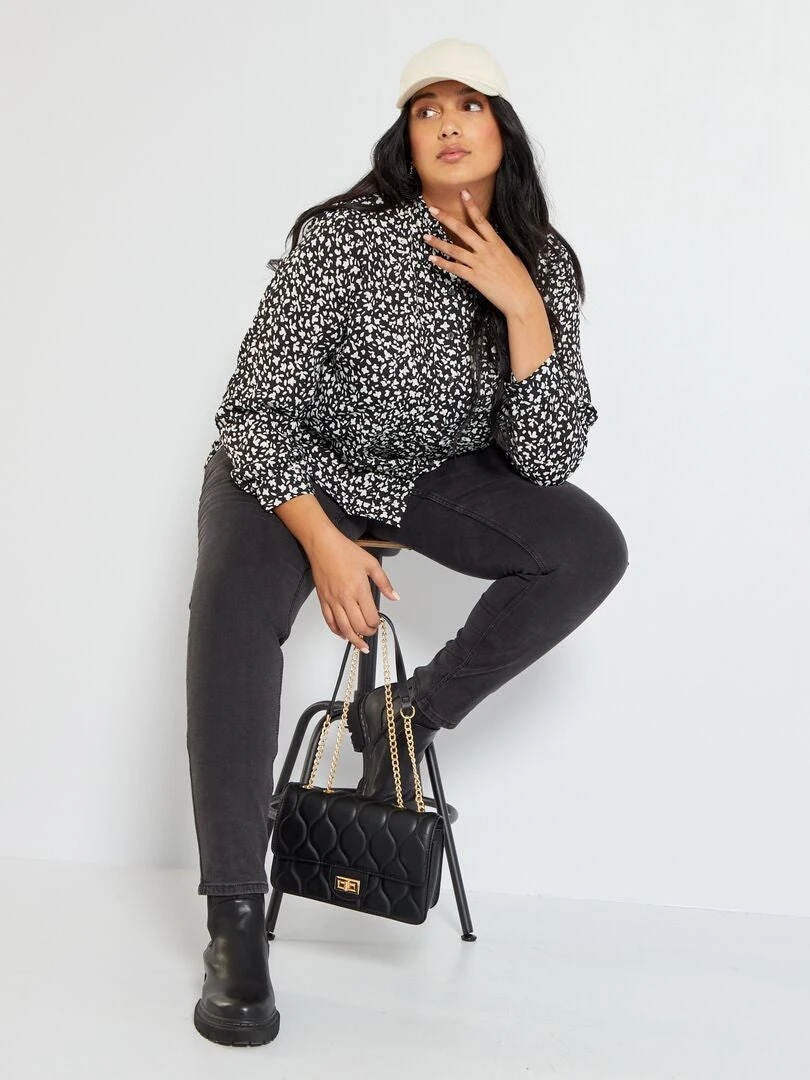 Vaquero Slim Elástico - NEGRO 3 Vaquero Slim Elástico - NEGRO