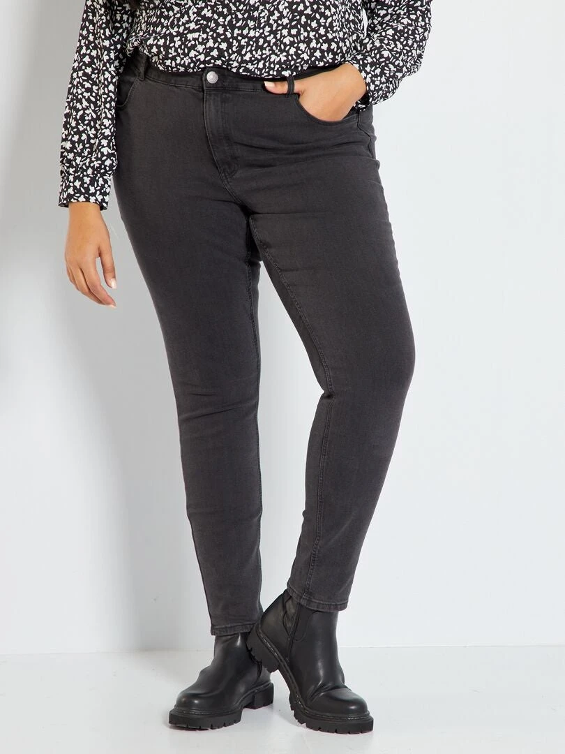 Vaquero Slim Elástico - NEGRO 4 Vaquero Slim Elástico - NEGRO - Imagen 2