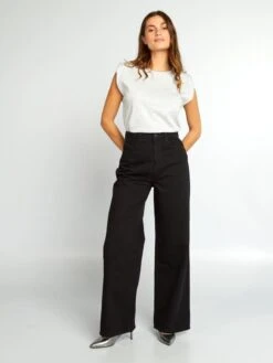 Vaquero Wide Leg - 34L - NEGRO -Zalaris Tienda vaquero wide leg 34l negro zk662 1 frb3