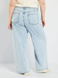 Vaquero Wide Leg - 5 Bolsillos - Azul -Zalaris Tienda vaquero wide leg 5 bolsillos azul apd10 1 frb3