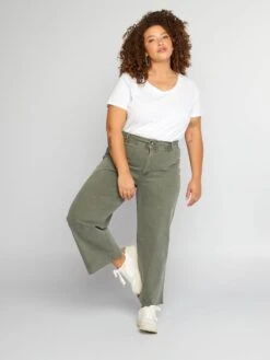 Vaquero Wide Leg Ancho - ESCARABAJO VERDE