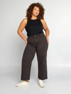 Vaquero Wide Leg Ancho - Negro