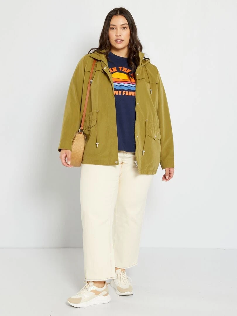 Vaquero Wide Leg Cropped - 5 bolsillos - Crudo 4 Vaquero Wide Leg Cropped - 5 bolsillos - Crudo - Imagen 2