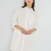 Vestido Camisero - Blanco