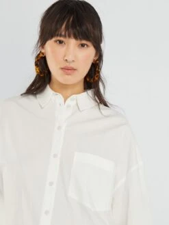 Vestido Camisero - Blanco -Zalaris Tienda vestido camisero blanco ann24 3 frb3