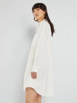 Vestido Camisero - Blanco -Zalaris Tienda vestido camisero blanco ann24 3 frb4