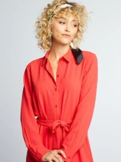 Vestido Camisero 'JDY' - ROSA -Zalaris Tienda vestido camisero jdy rosa amv56 2 frb5