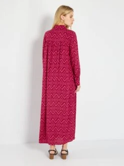 Vestido Camisero Largo Y Estampado - YO_ETNO -Zalaris Tienda vestido camisero largo y estampado yoetno adz98 1 frb4