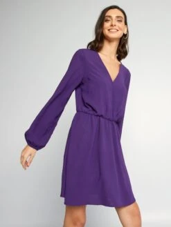 Vestido Con Escote Cruzado - ACAL -Zalaris Tienda vestido con escote cruzado acal asa95 1 frb3