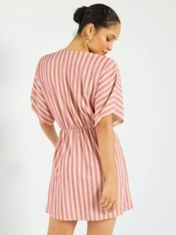 Vestido Corto Con Brillos - ROSA -Zalaris Tienda vestido corto con brillos rosa zq784 1 frb4