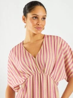 Vestido Corto Con Brillos - ROSA -Zalaris Tienda vestido corto con brillos rosa zq784 1 frb5