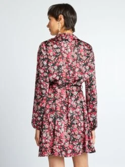 Vestido Corto Con Cinturón - Rojo -Zalaris Tienda vestido corto con cinturon rojo aji85 1 frb3