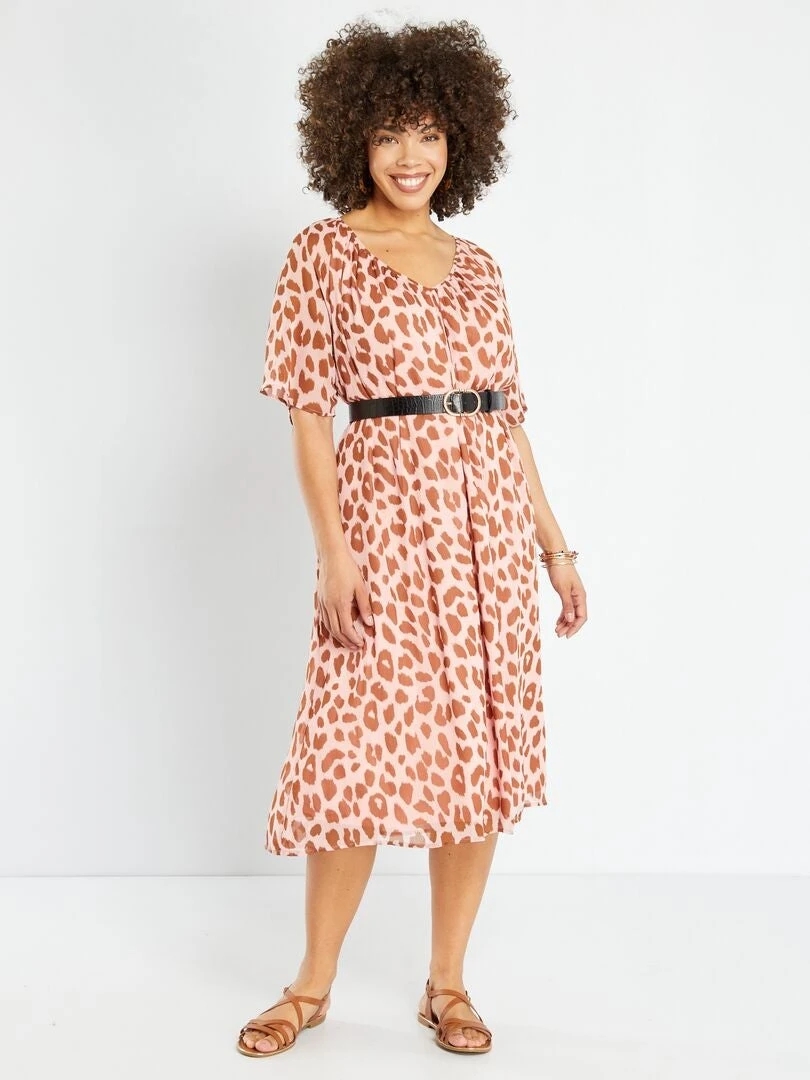 Vestido Corto Con Cuello Redondo 'Only' - ROSA 4 Vestido Corto Con Cuello Redondo 'Only' - ROSA - Imagen 2