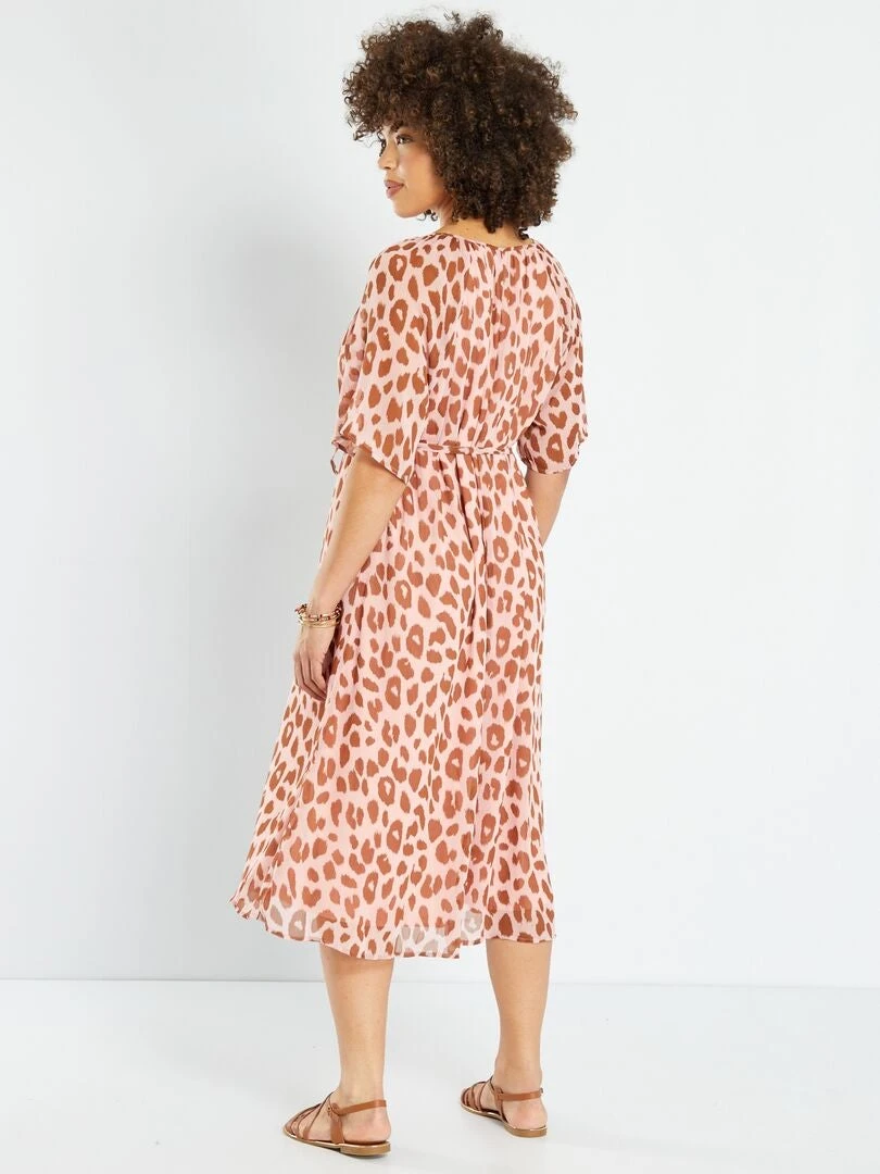 Vestido Corto Con Cuello Redondo 'Only' - ROSA 5 Vestido Corto Con Cuello Redondo 'Only' - ROSA - Imagen 3