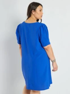 Vestido Corto Con Escote De Pico - BLUEASITIS -Zalaris Tienda vestido corto con escote de pico blueasitis atn27 1 frb3