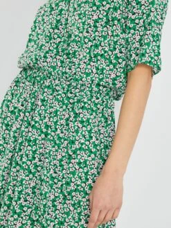 Vestido Corto Con Estampado De Fantasía - VERDE -Zalaris Tienda vestido corto con estampado de fantasia verde zk715 6 frb4