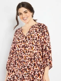 Vestido Corto De 'leopardo' 'Only' - BEIGE -Zalaris Tienda vestido corto de leopardo only beige amd83 1 frb5