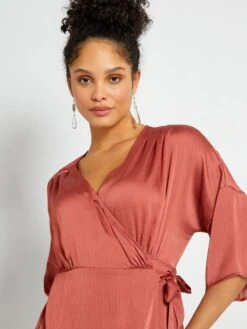 Vestido Corto De Raso - ROJO -Zalaris Tienda vestido corto de raso rojo amj93 3 frb4