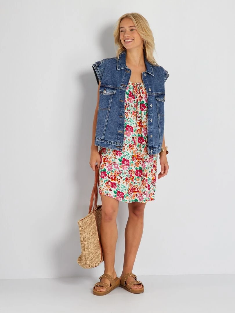 Vestido Corto De Tirantes 'JDY' - ROSA 4 Vestido Corto De Tirantes 'JDY' - ROSA - Imagen 2