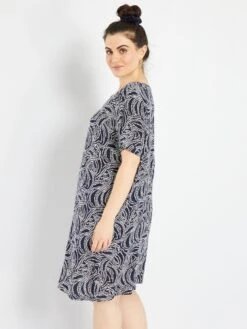 Vestido Corto Estampado Fantasía 'Only' - AZUL -Zalaris Tienda vestido corto estampado fantasia only azul amd82 1 frb3