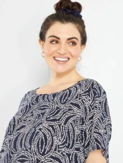 Vestido Corto Estampado Fantasía 'Only' - AZUL -Zalaris Tienda vestido corto estampado fantasia only azul amd82 1 frb4