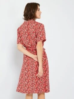 Vestido Corto Estampado 'JDY' - ROJO -Zalaris Tienda vestido corto estampado jdy rojo abv59 2 frb3