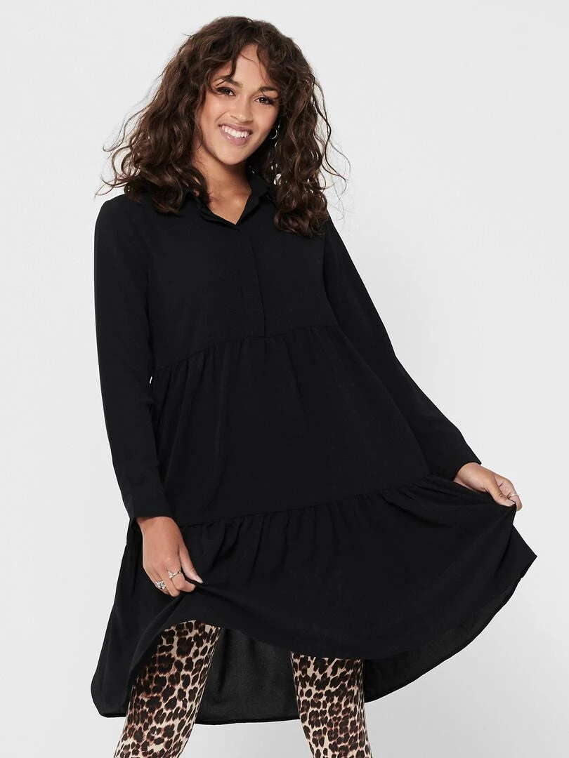 Vestido Corto Evasé 'JDY' - Negro 3 Vestido Corto Evasé 'JDY' - Negro